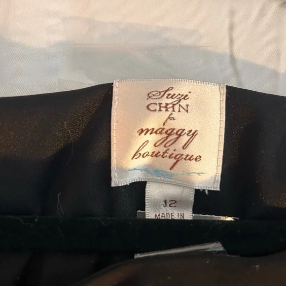 Susie Chin Summer – Elegant Cocktail Midi / Party Dress
 Black Batwing Dress NWT - Picture 4 of 7